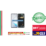 DISPLAY LCD SAMSUNG SERVICE PACK NOTE 10 LITE N770F GH82-22055A BLACK NERO