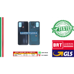 BACK COVER VETRO POSTERIORE OPPO  A53 A53S CPH2127 CPH2139 CPH2135 NERO