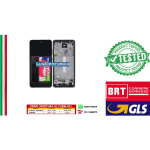 LCD DISPLAY SERVICE PACK SAMSUNG A528 A52S 5G COLORE NERO BLACK