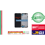 DISPLAY LCD COMPATIBILE TFT + FRAME XIAOMI REDMI NOTE 10 4G / REDMI NOTE 10S COLORE NERO (M2101K7AI M2101K7AG M2101K7BG) 
