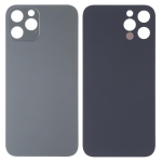 BACK COVER IPHONE 13 PRO MAX FORO LARGO COLORE NERO GRAPHITE