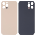 BACK COVER IPHONE 13 PRO MAX FORO LARGO COLORE ORO GOLD