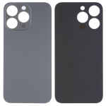 BACK COVER IPHONE 14 PRO FORO LARGO COLORE NERO BLACK