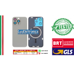 BACK COVER + TELAIO + VETRO FOTOCAMERA IPHONE 16 PRO MAX TITANIO NATURALE